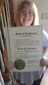 Rachel Osterbach State of California